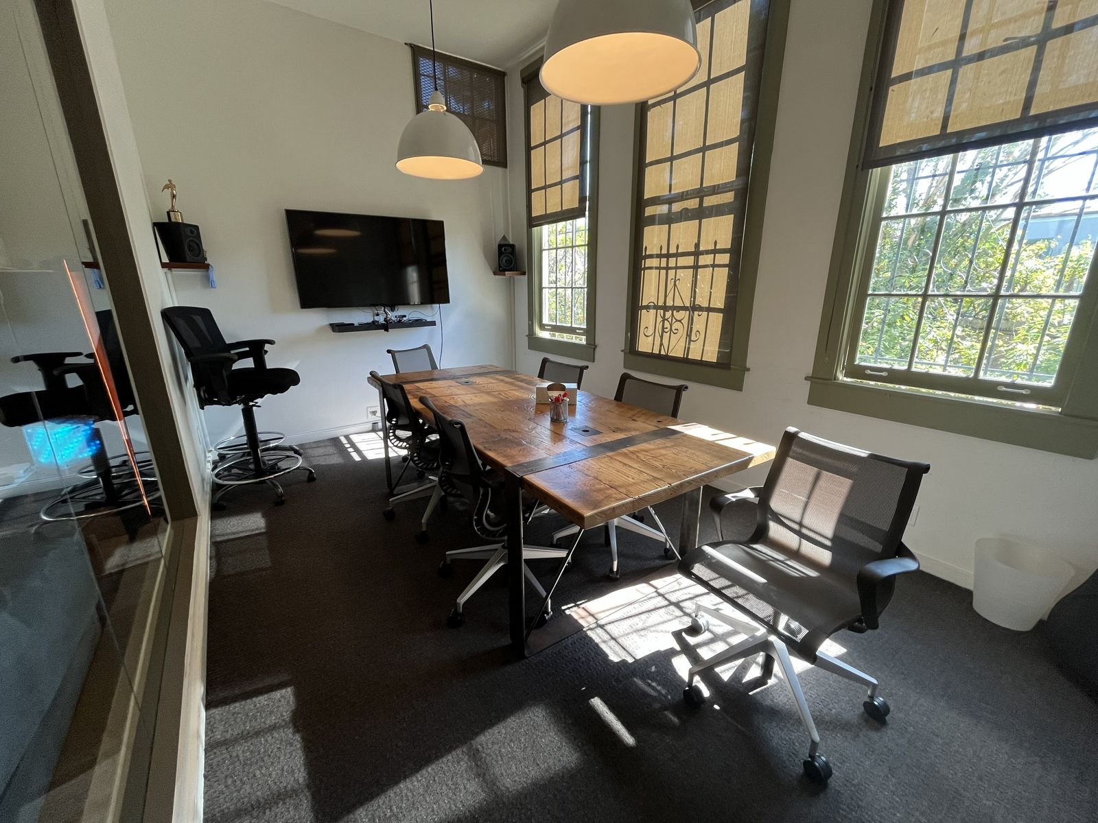 The conference room from the door